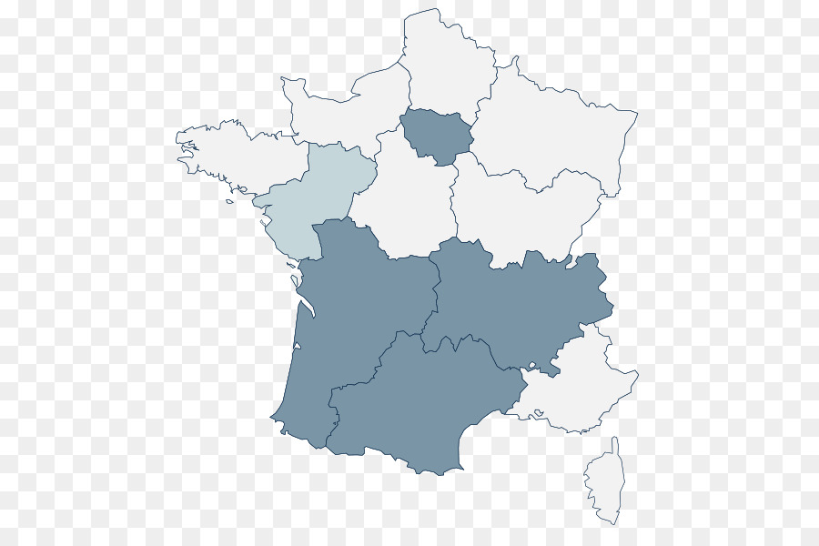 Les Régions De France，Carte PNG