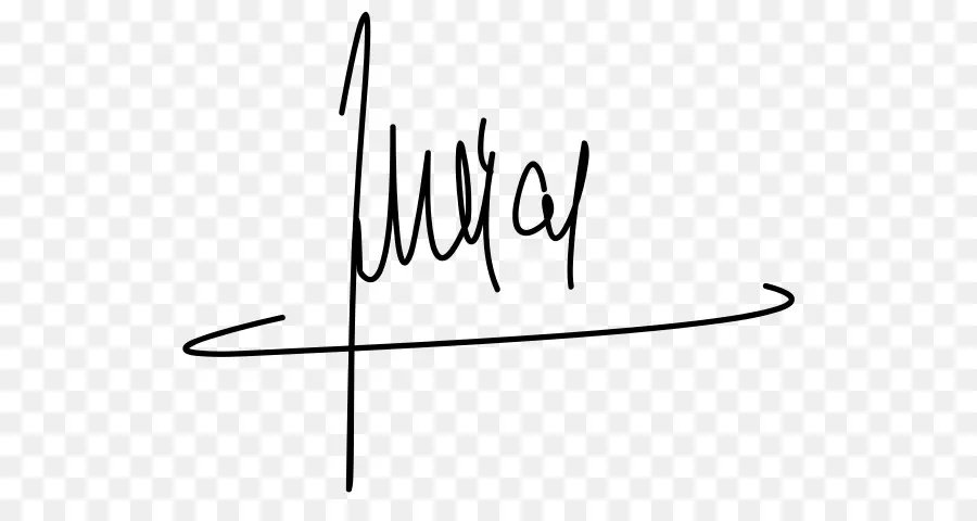 Signature，Autographe PNG