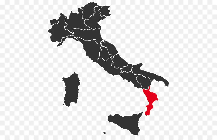 Les Régions De L Italie，Carte PNG
