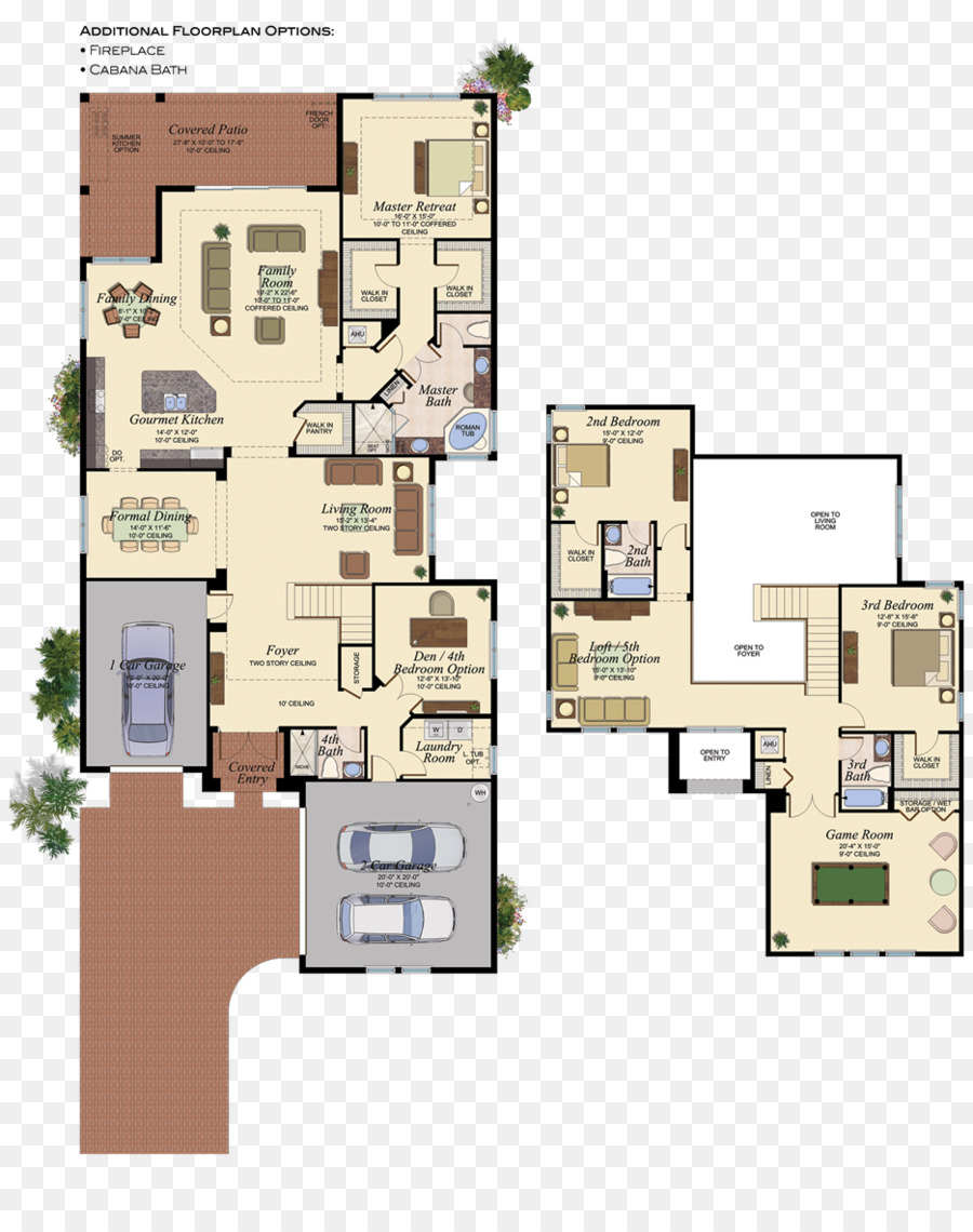 Plan D'étage De La Maison，Architecture PNG