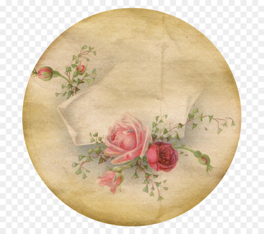 Cadre Floral，Roses PNG