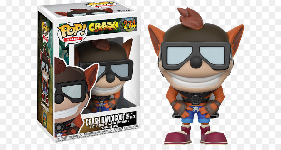 Funko，Crash Bandicoot PNG