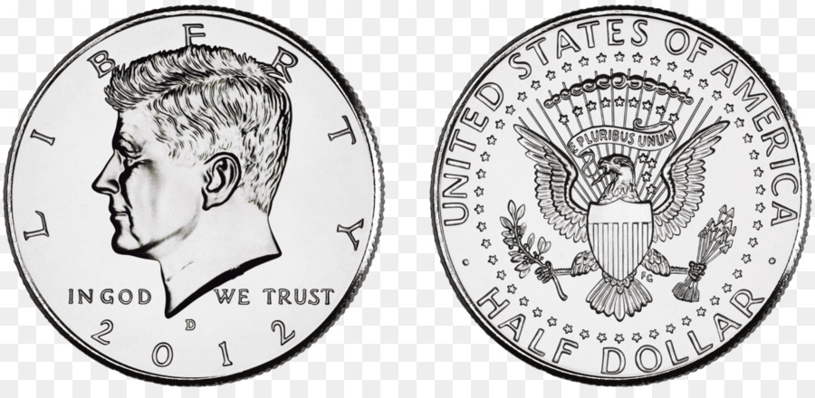 Un Demi Dollar，Dollar Des états Unis PNG