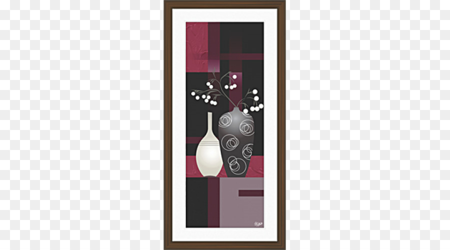 Art Encadré，Vase PNG