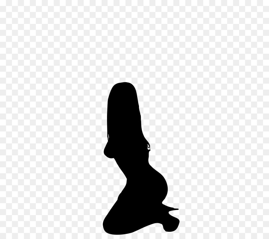 Silhouette D'une Femme，Pose PNG