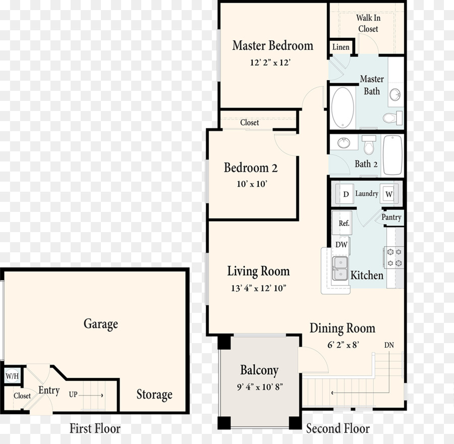 Plan D'étage De La Maison，Mise En Page PNG