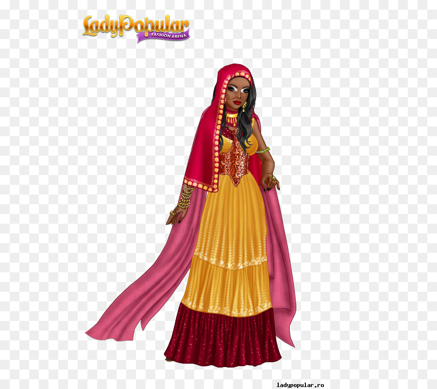 Robe Traditionnelle，Femme PNG