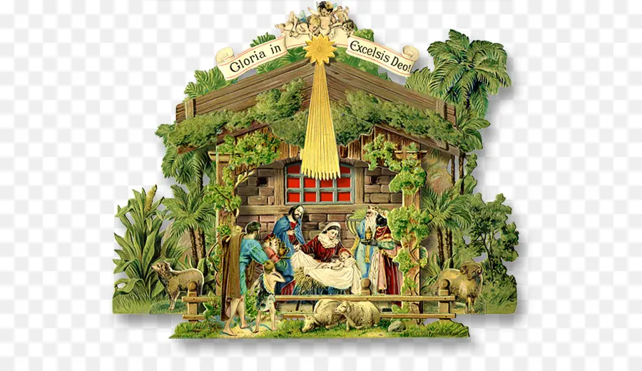 Crèche De Noël，Noël PNG