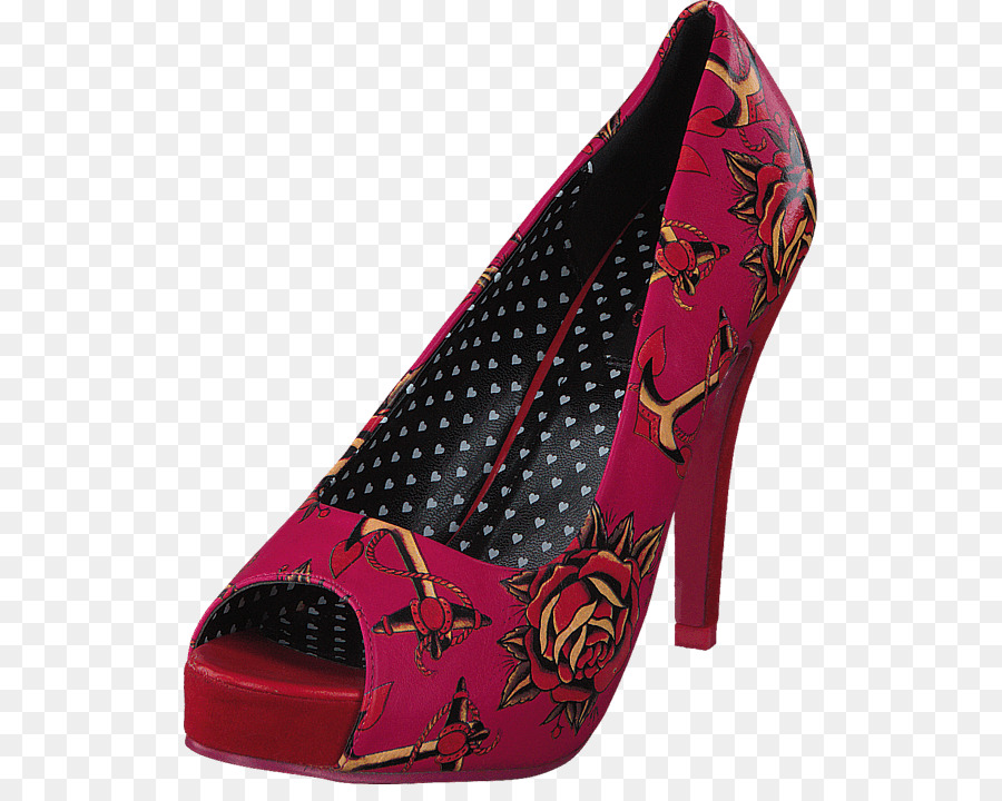 Talon Haut Rouge，Chaussure PNG