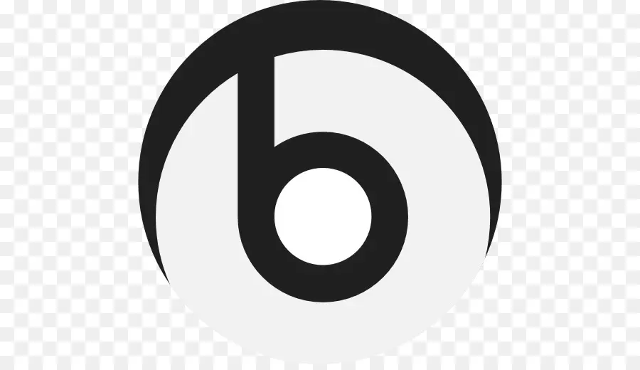 Logo Beats，Noir PNG