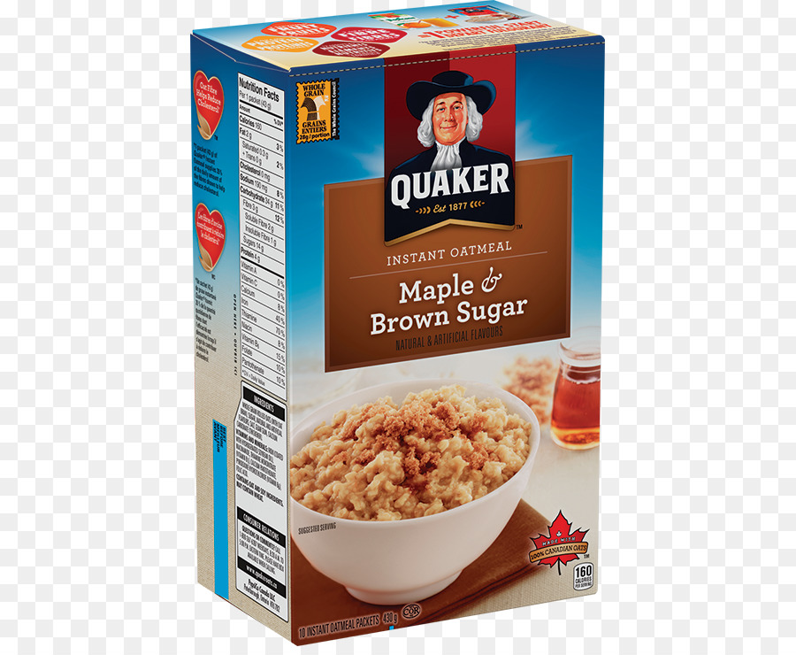 Quaker Gruau Instantané，Les Céréales Du Petit Déjeuner PNG