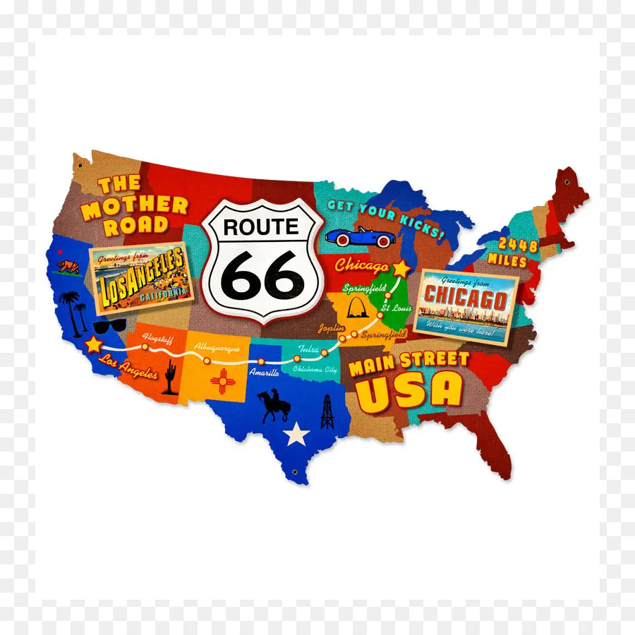 Us Route 66，Us Route 66 Au Nouveau Mexique PNG