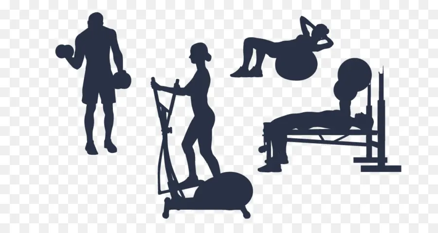 Silhouette，Centre De Fitness PNG