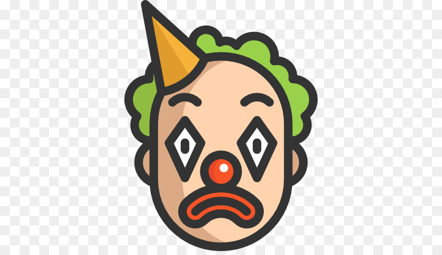 Visage De Clown，Triste PNG