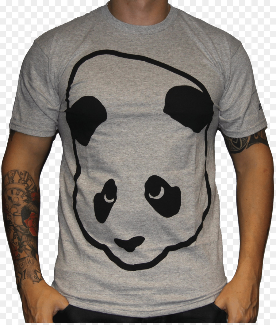 Tshirt，Panda Géant PNG