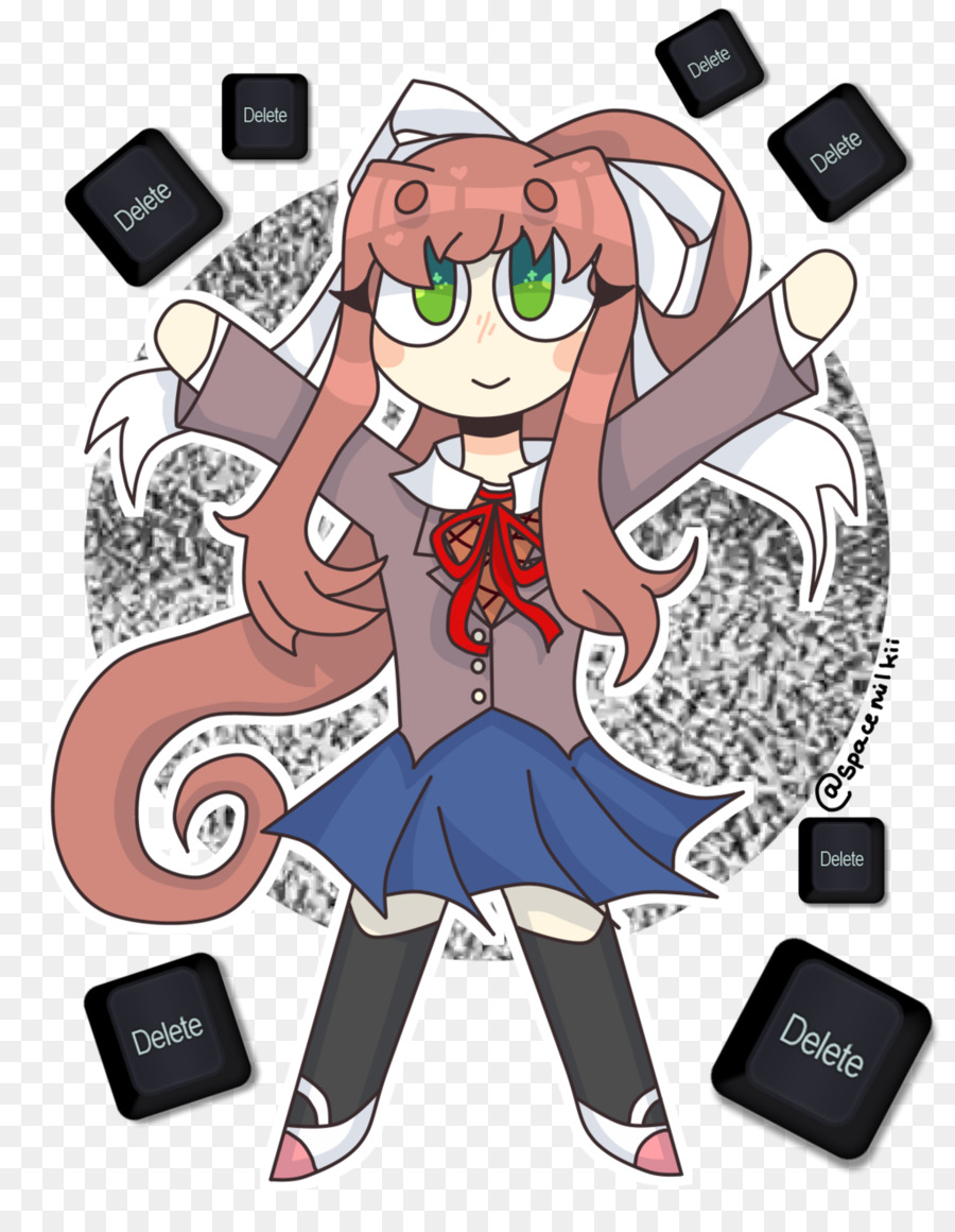 Doki Doki Littérature Club，Deviantart PNG