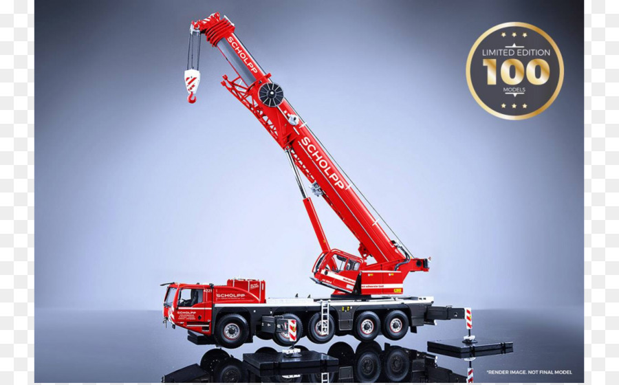 Camion Grue，Rouge PNG