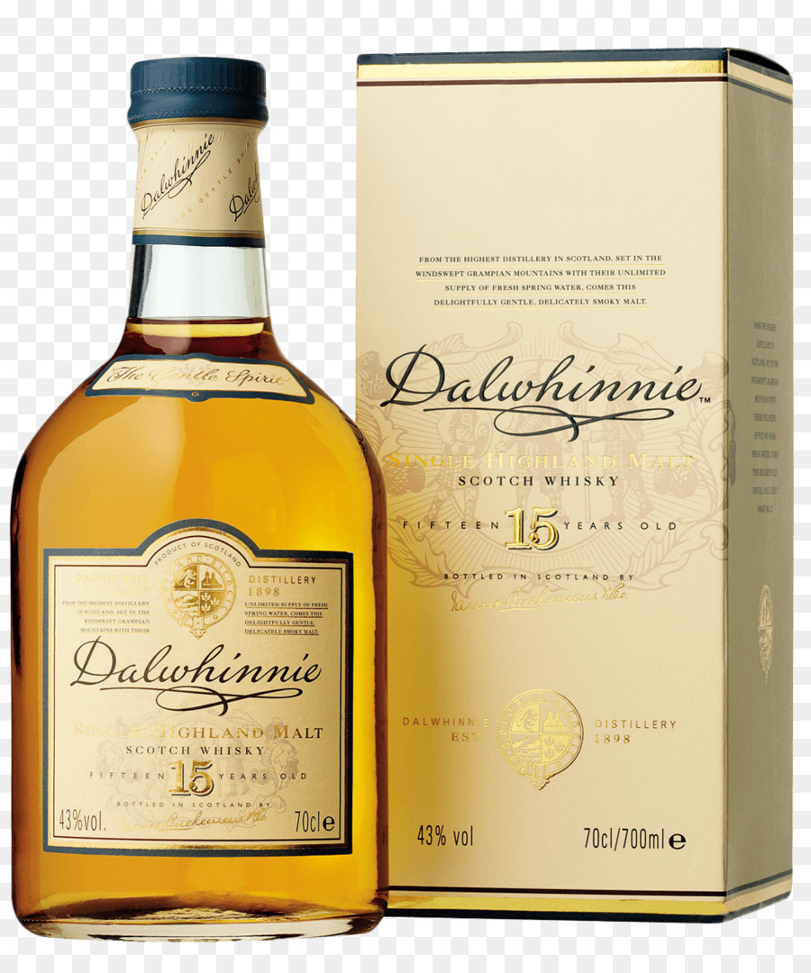 Whisky écossais Dalwhinnie 15 Ans D'âge，Whisky PNG