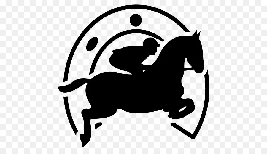 Silhouette De Courses De Chevaux，Jockey PNG