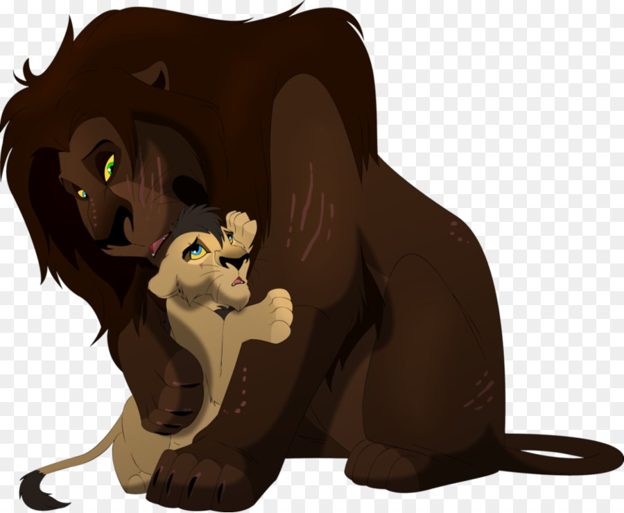 Lion Et Petit，Mère PNG