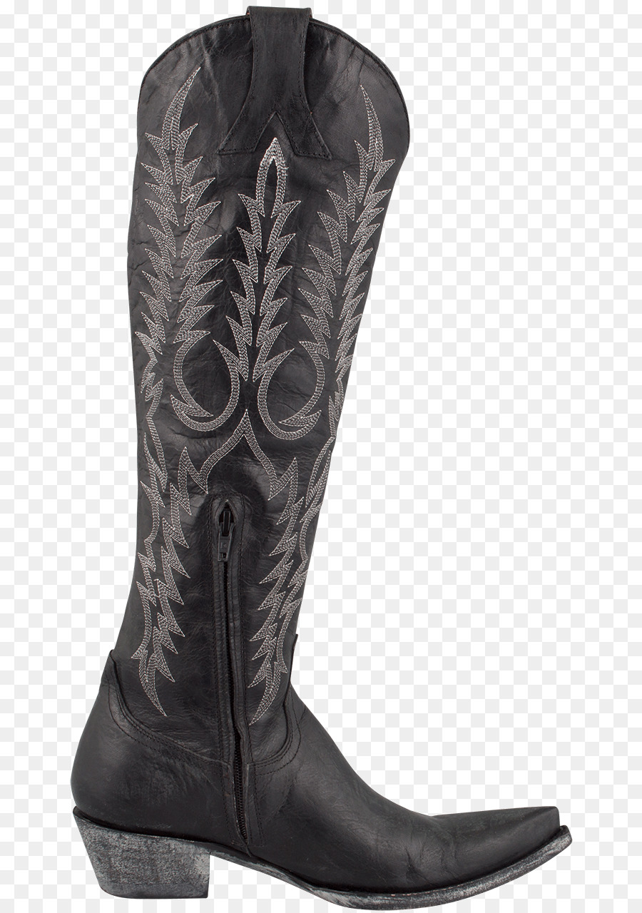 Botte De Cowboy，Noir PNG