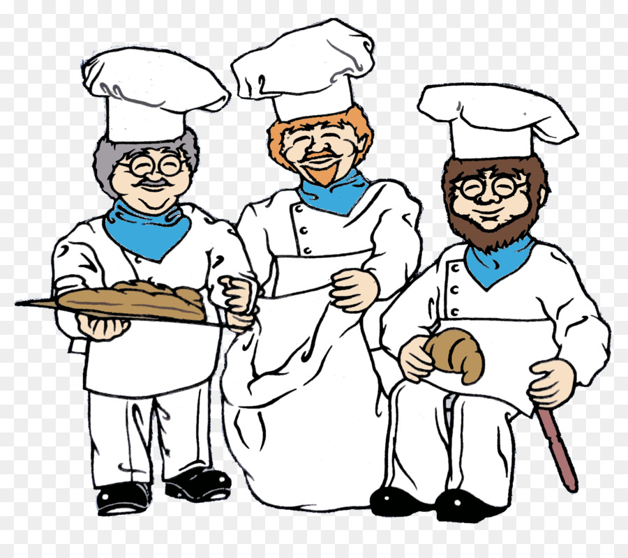 Chefs Avec Du Pain，Boulangers PNG