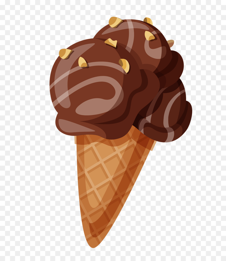 Cornet De Crème Glacée，Dessert PNG