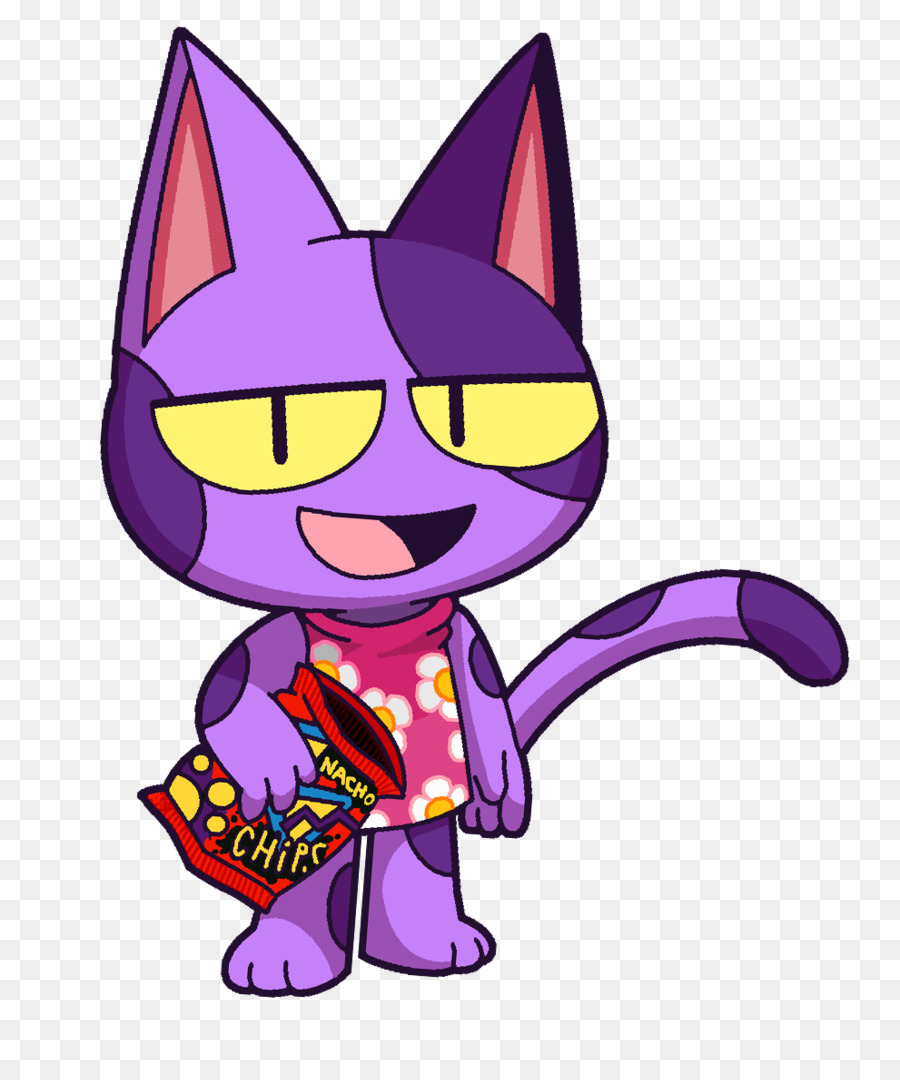 Chat Violet，Puces PNG