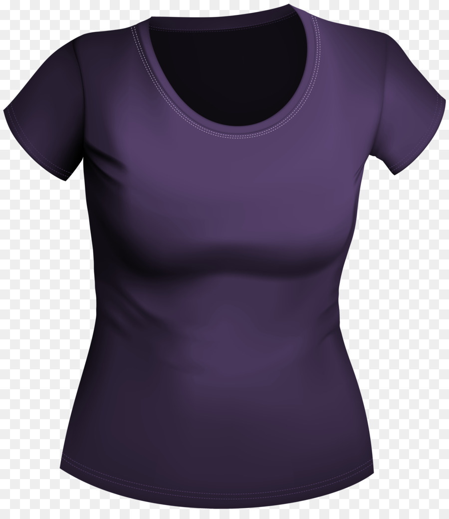 T Shirt Violet，Vêtements PNG