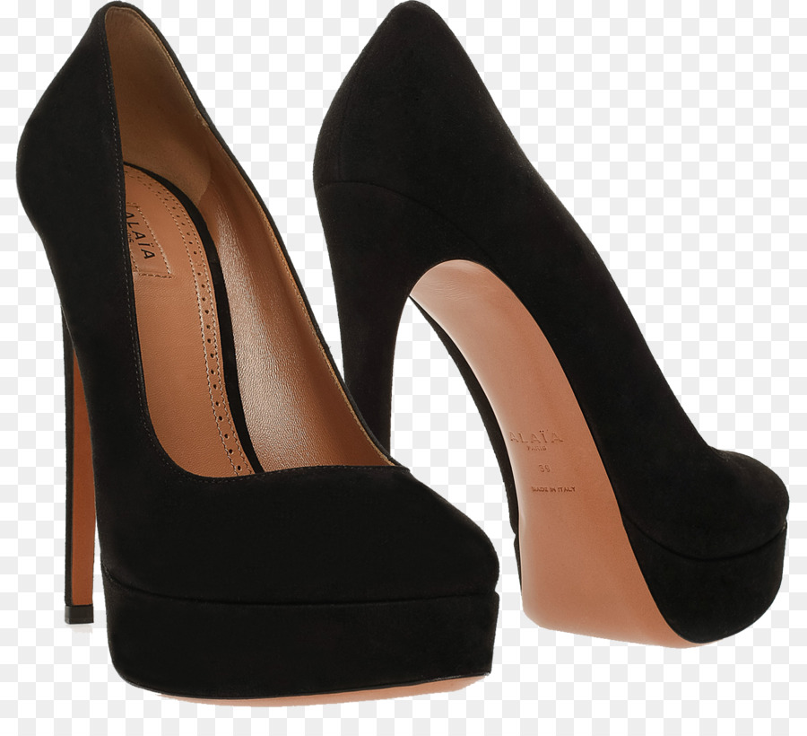 Chaussure à Talons Hauts，Brun PNG