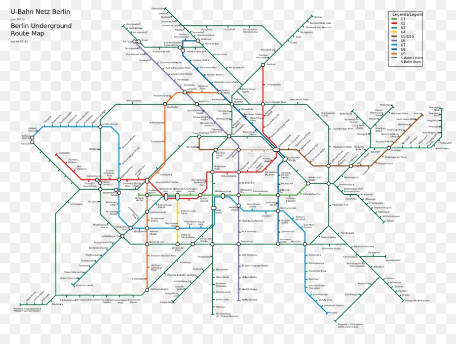 Plan Du Métro De Berlin，Transport PNG