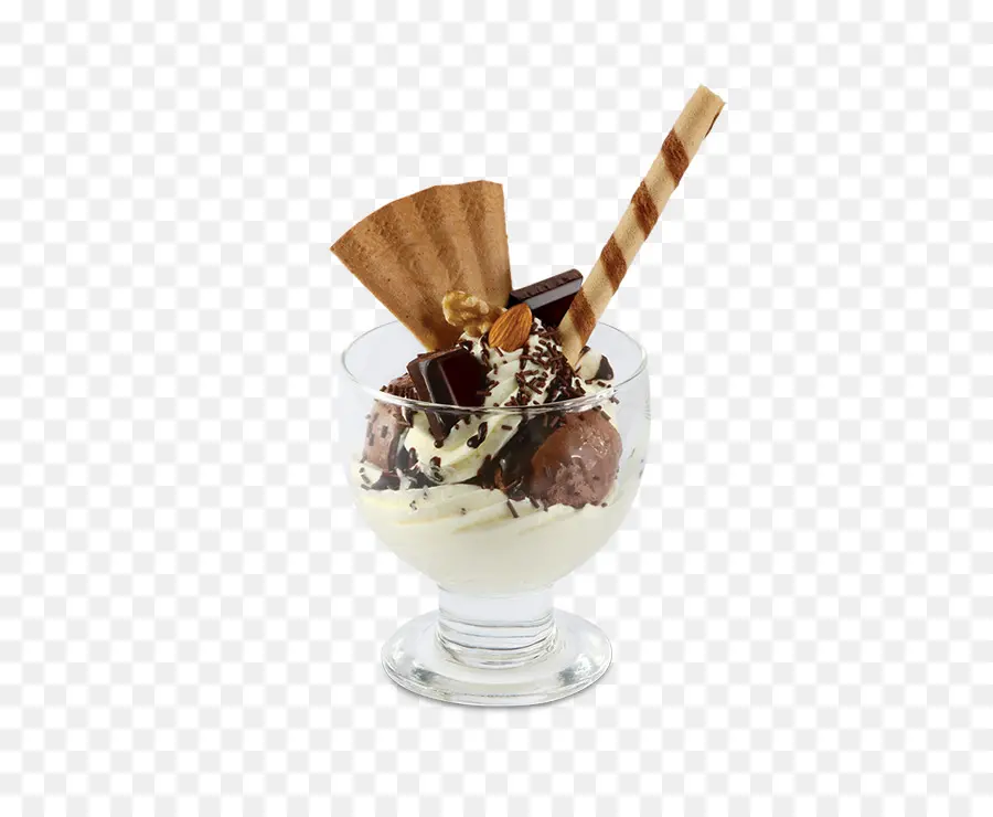 Sundae，Crème Glacée Au Chocolat PNG