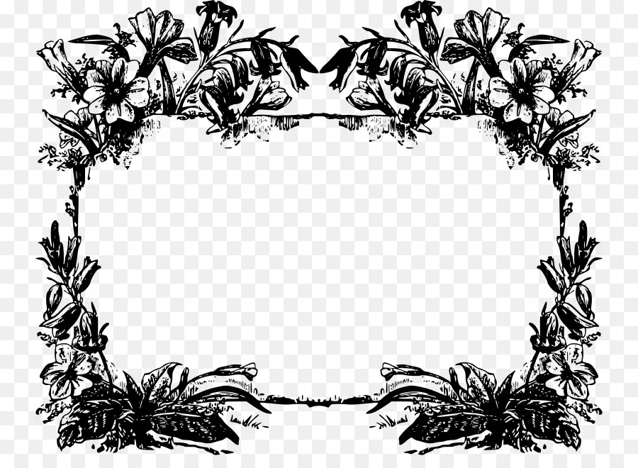 Cadre Floral，Fleurs PNG