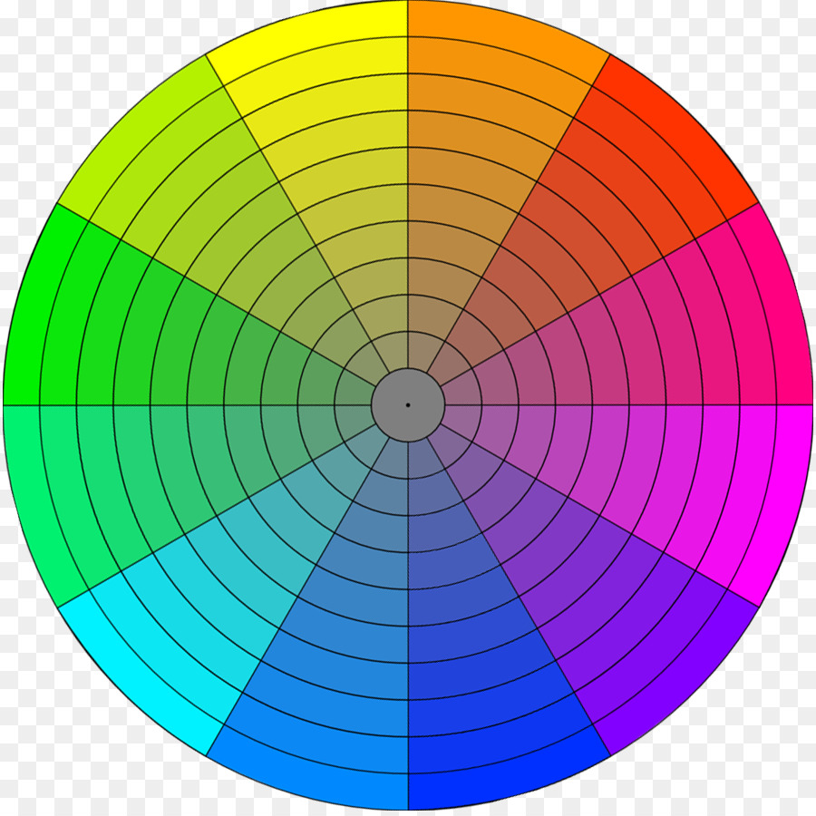 Couleurs Chaudes Et Froides，Roue De Couleur PNG