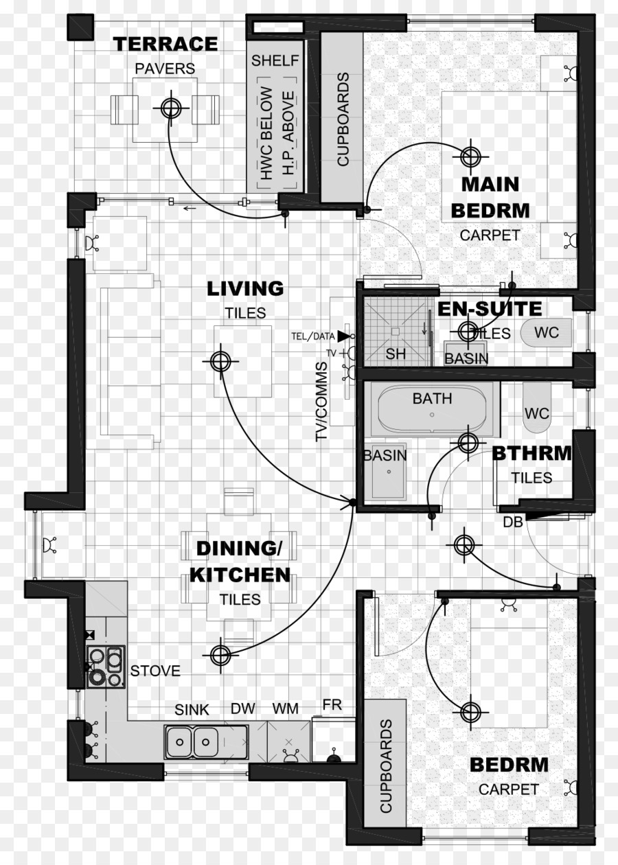 Plan D'étage，Maison PNG