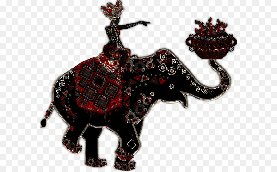 Éléphant Avec Cavalier，Éléphant PNG