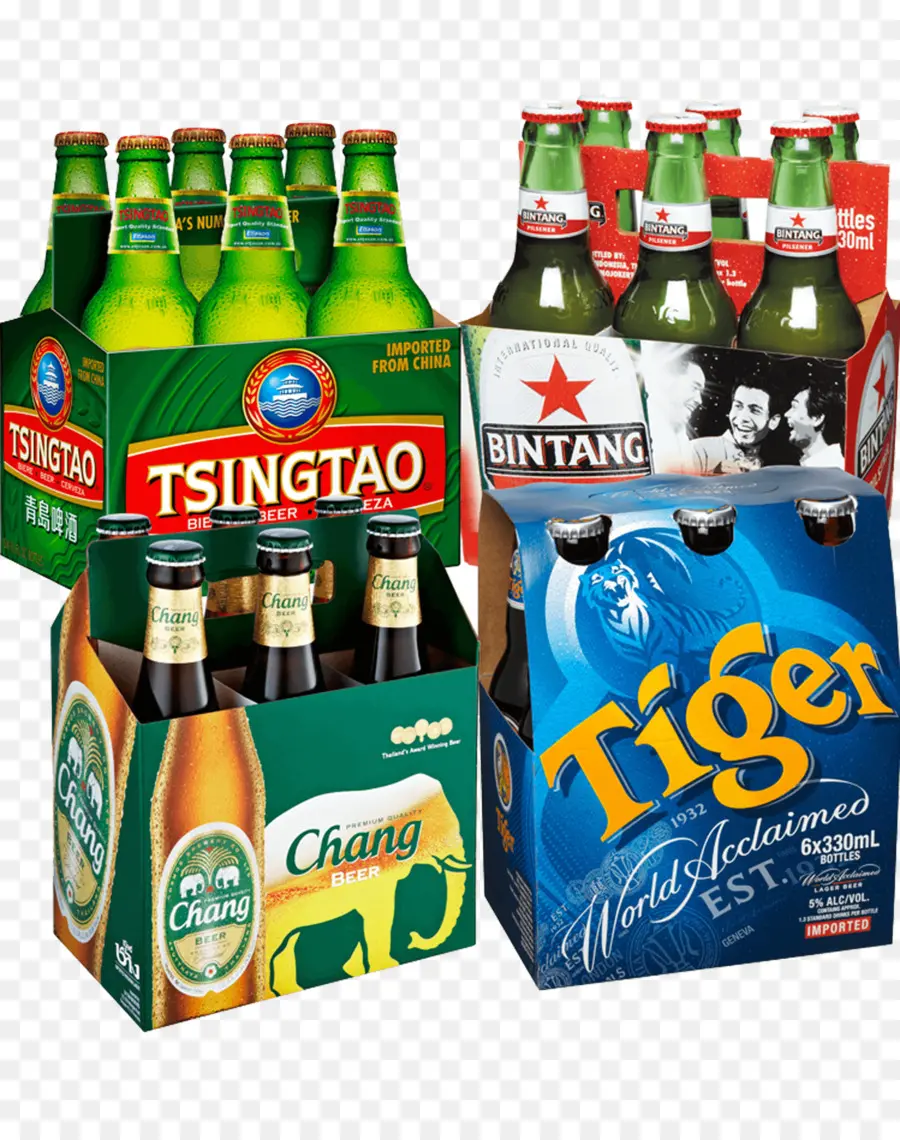 Packs De Bière，Paquet De Six PNG