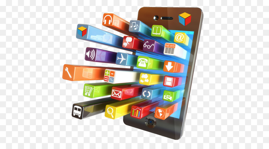 Smartphone Avec Applications，Mobile PNG