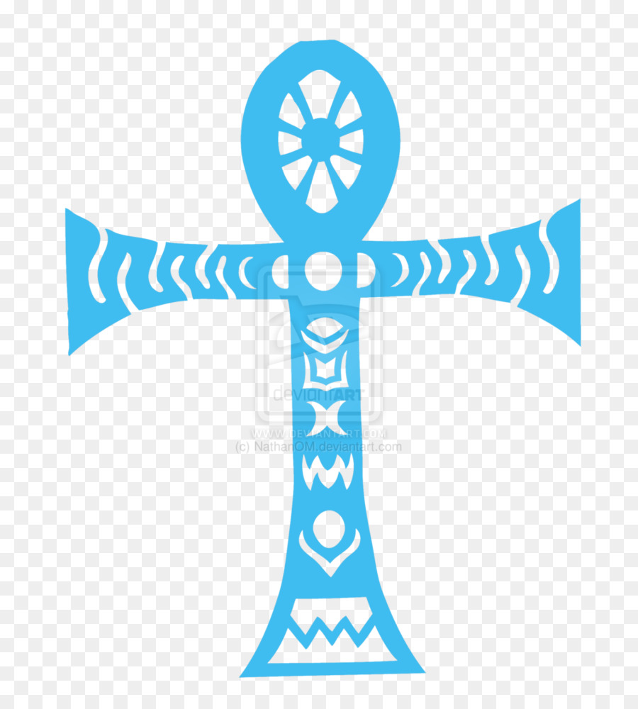 Ankh，Bleu PNG