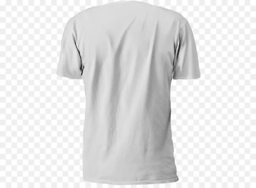 T Shirt Blanc，Plaine PNG