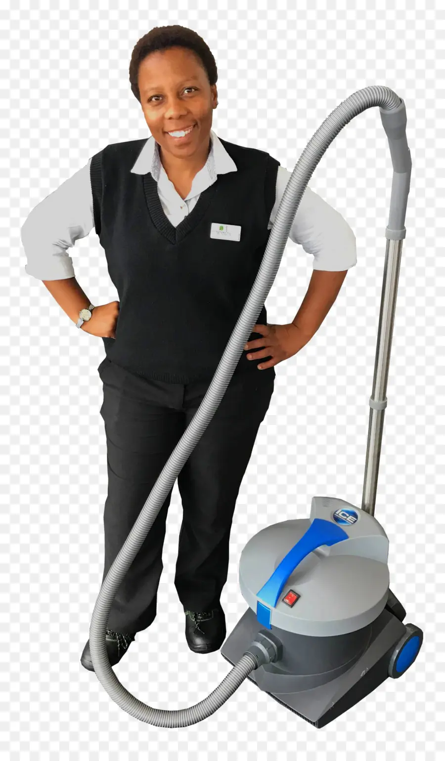 Femme Avec Aspirateur，Nettoyage PNG