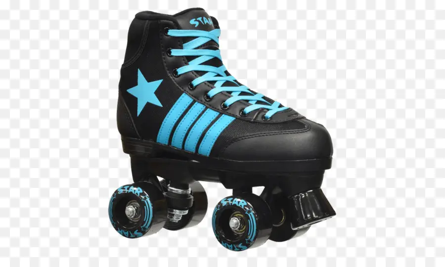 Patin à Roulettes，Bleu PNG