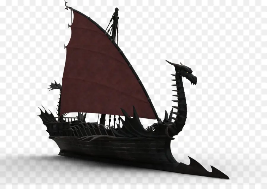 Navire Dragon，Viking PNG