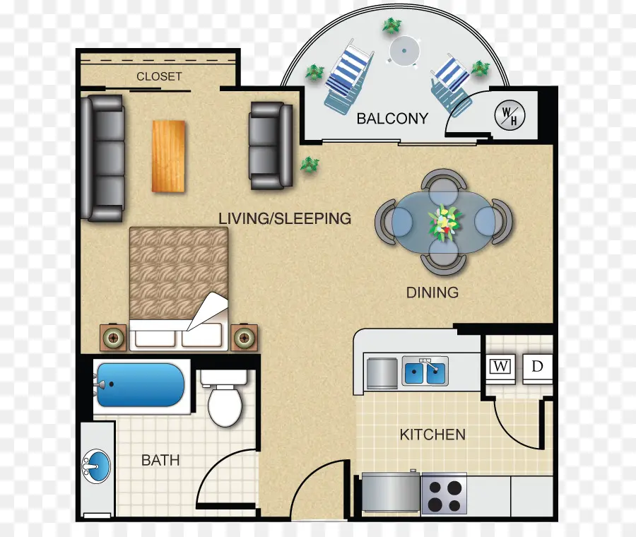 Plan D'étage De L'appartement，Mise En Page PNG