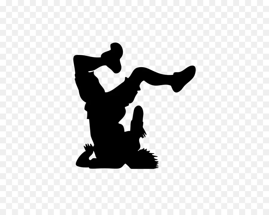 Silhouette De Breakdancer，Danse PNG