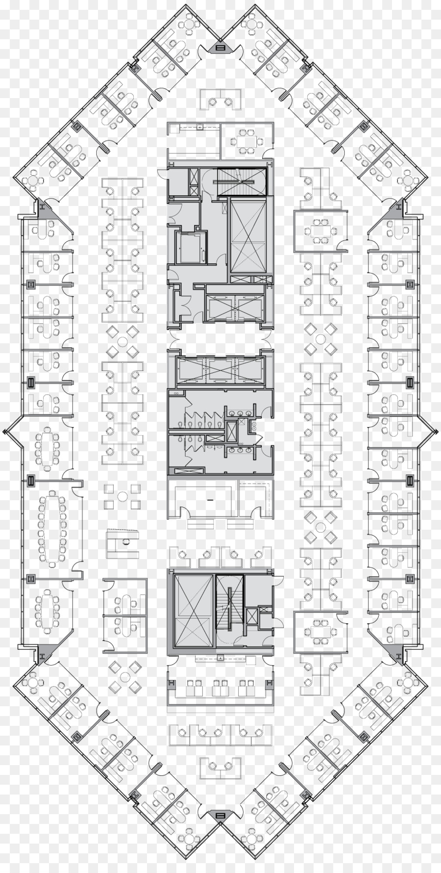 Plan D étage，L Architecture PNG