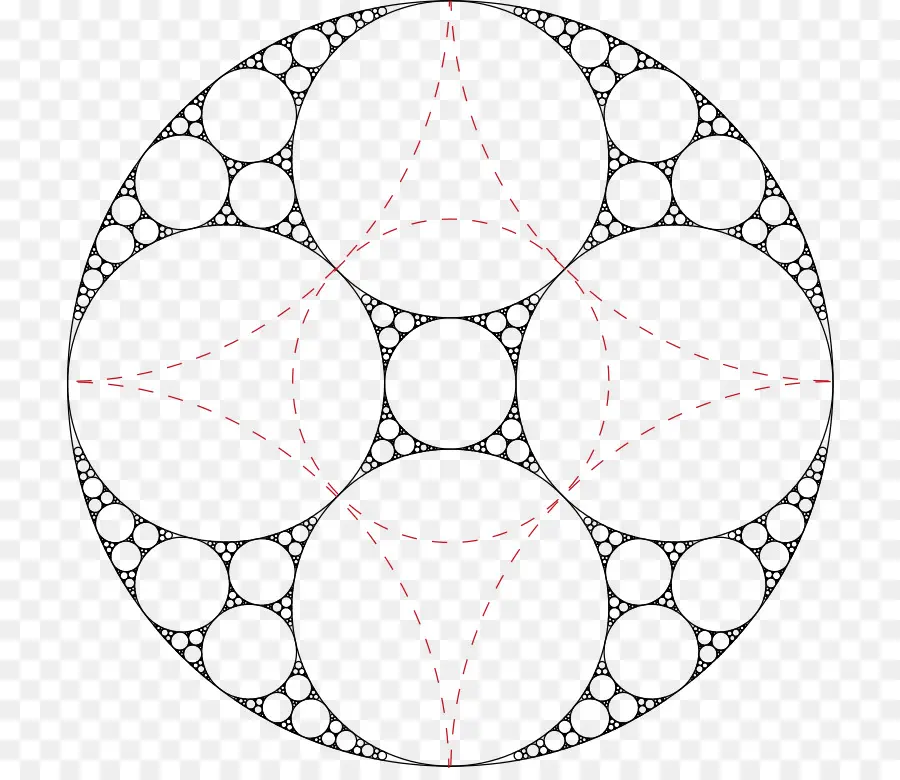 Cercles Fractaux，Géométrique PNG