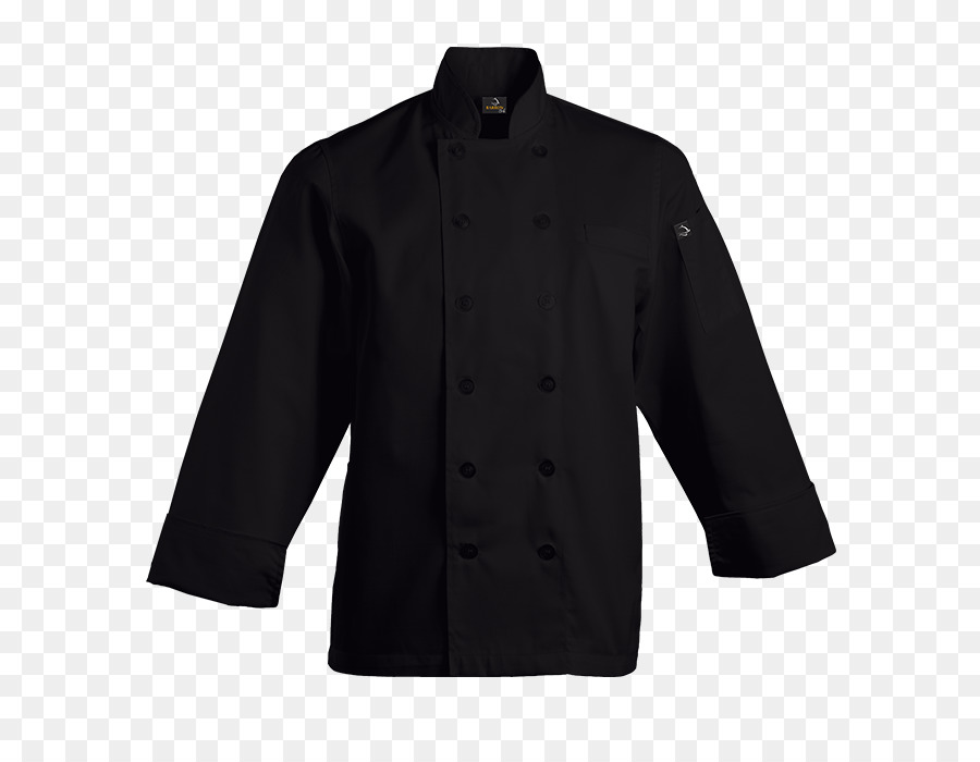 Veste De Chef Noire，Cuisinier PNG