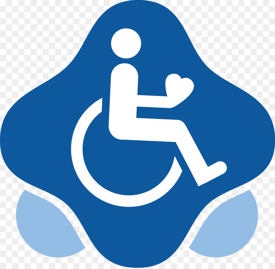 Fauteuil Roulant，Bleu PNG