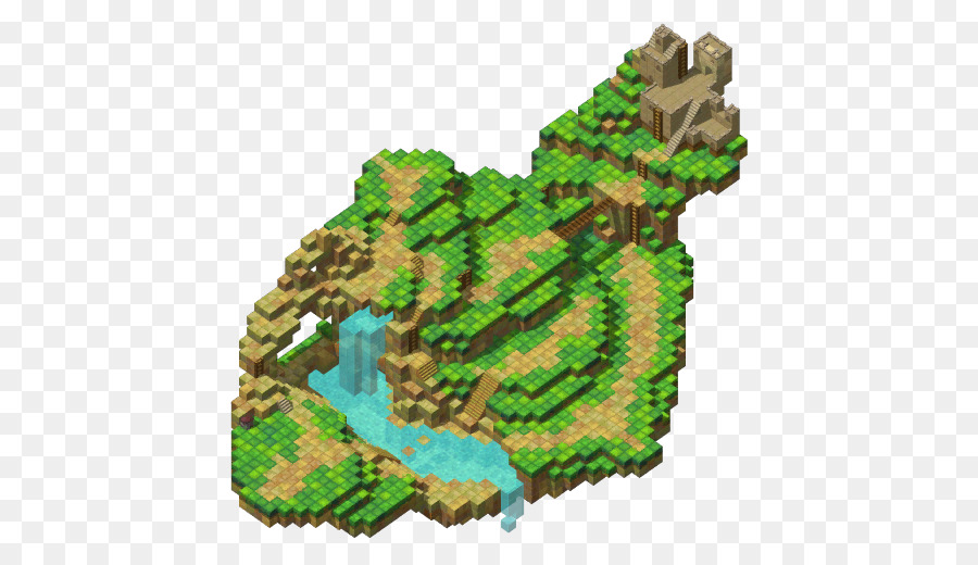 Paysage Isométrique，Terrain PNG